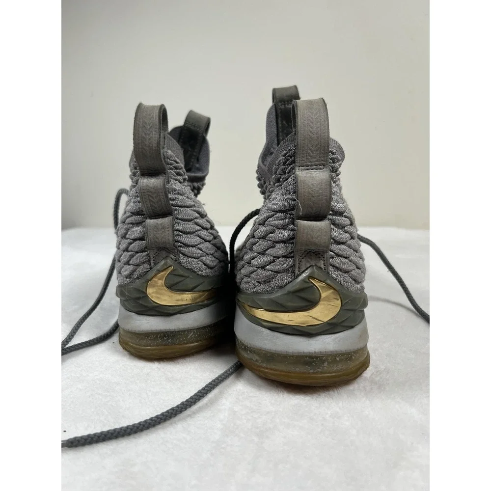 Nike LeBron James 15 City Edition Gray Size 10 Basketball Shoes